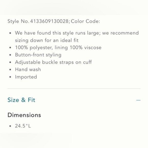 NWT Size XL - By Anthropologie Floral Cutwork Crop Trench Jacket (NWT US$ 168) - Picture 6 of 15